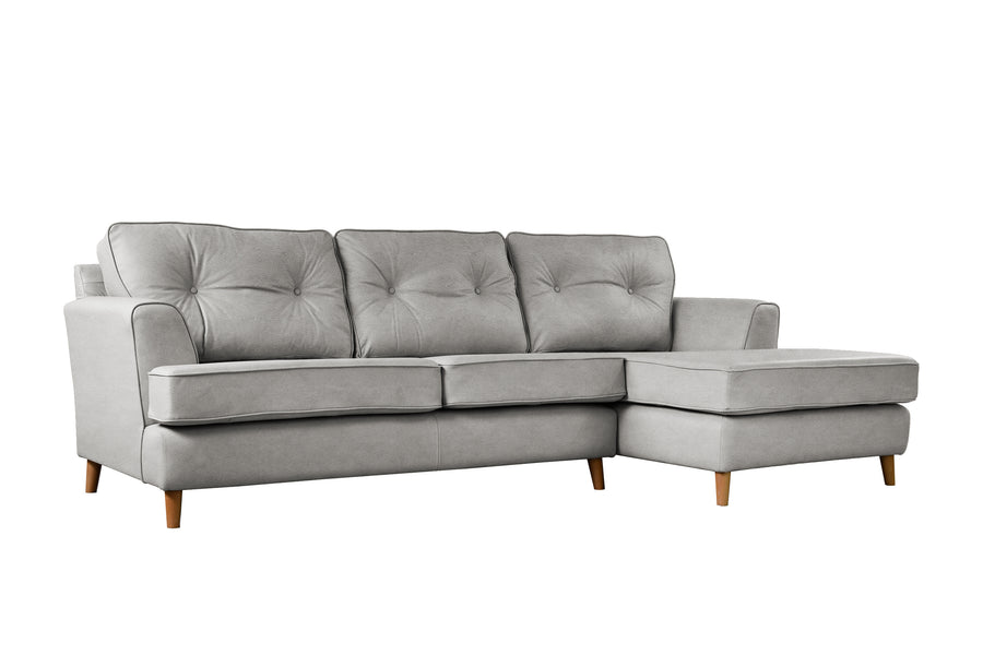 Poppy | Chaise Sofa Option 1 | Milton Fog