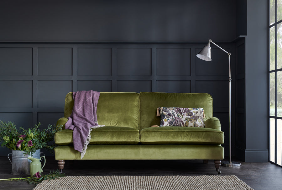 Florence | 3 Seater Sofa | Opulence Olive Green