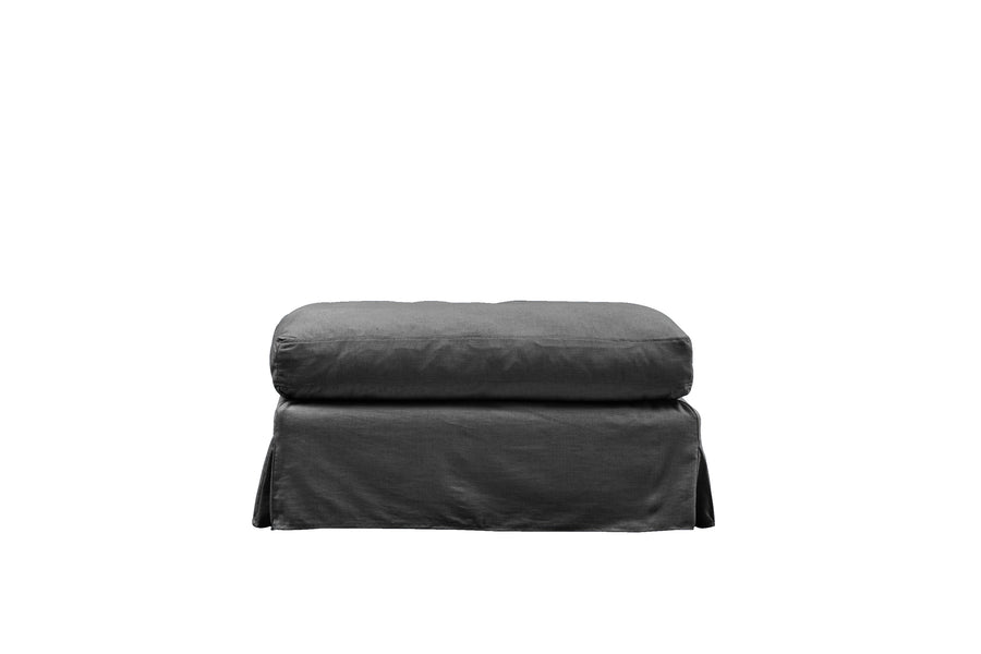 Kate | Bench Footstool | Capri Dark Grey