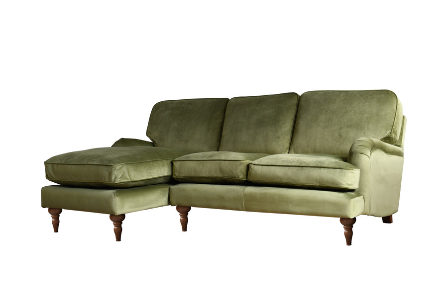 Florence | Chaise Sofa Option 2 | Opulence Olive Green