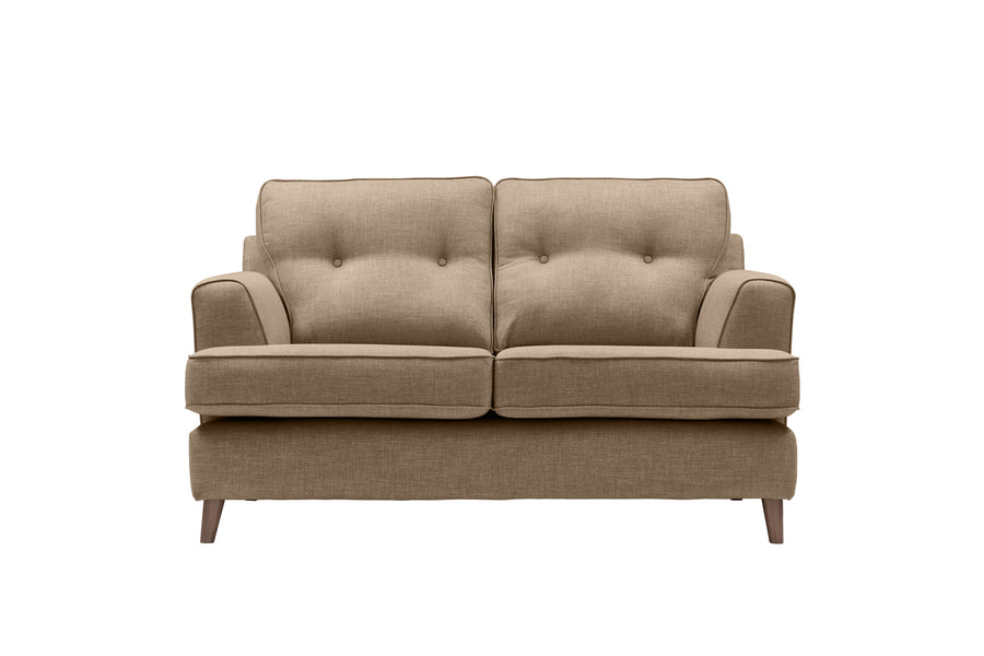 Poppy | 2 Seater Sofa | Linoso Biscuit