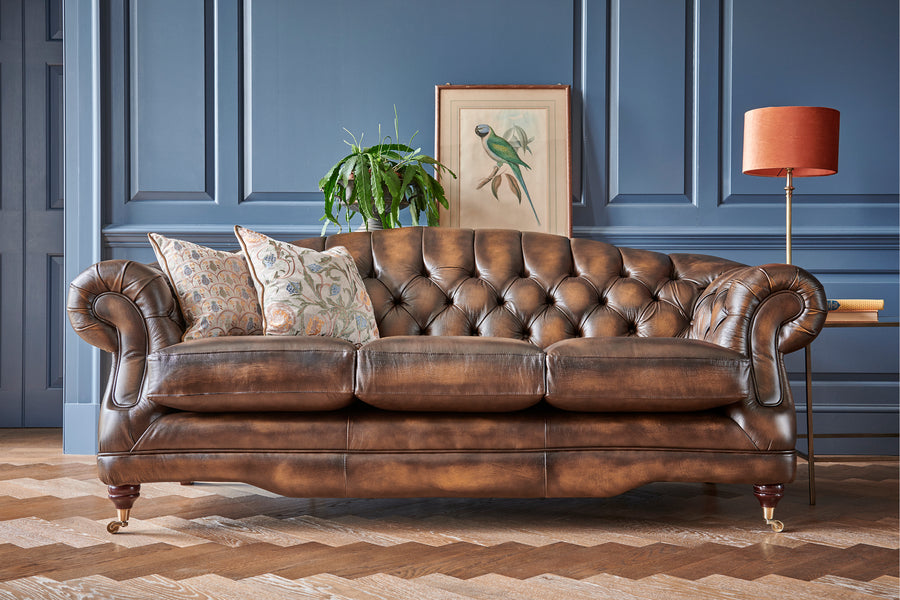 Regent | 3 Seater Sofa | Antique Gold