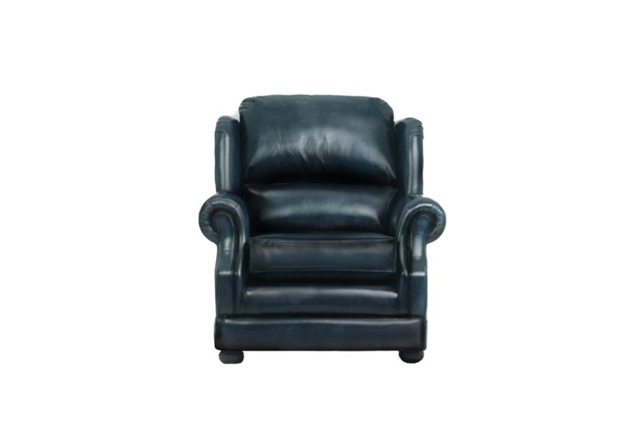 Marlow | Highback Chair | Antique Blue