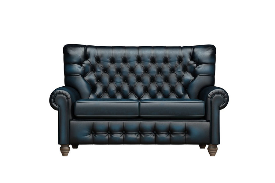 Monk | 2 Seater Sofa | Antique Blue