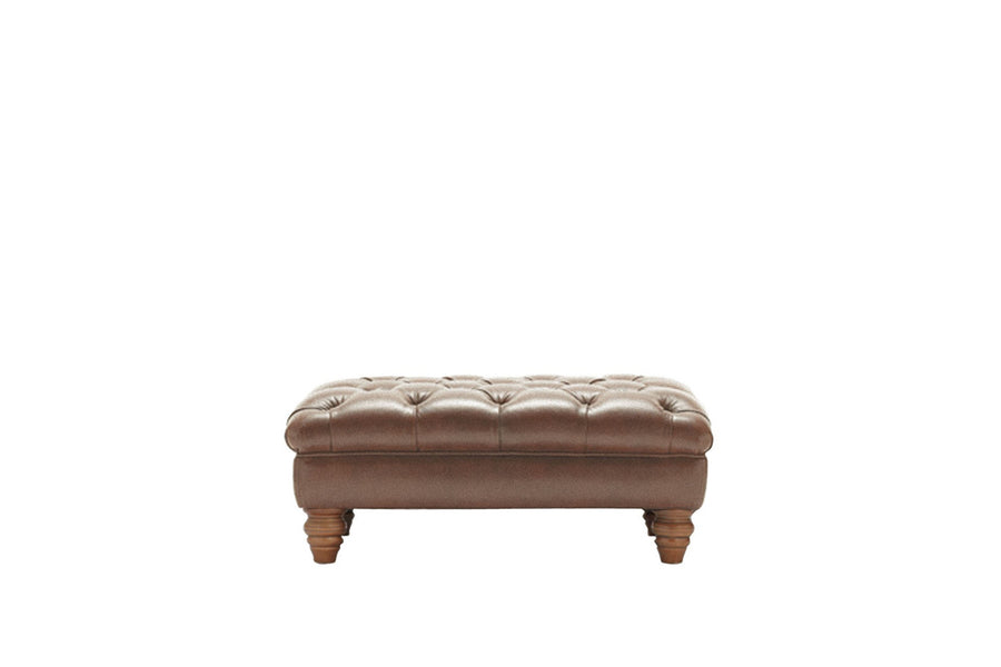 Cambridge | Bench Footstool | Vintage Chestnut