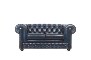 Chesterfield | 2 Seater Sofa | Antique Blue