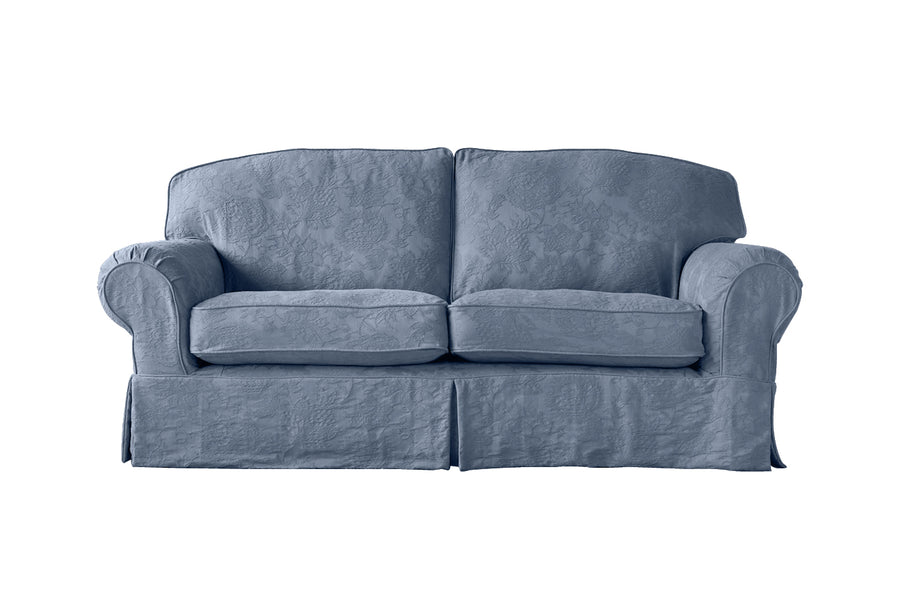 Banbury | 3 Seater Extra Loose Cover | Shaftesbury Cornflower Blue