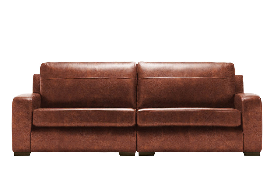 Mezzo | 4 Seater Sofa | Vintage Chestnut