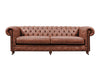 Grand Chesterfield | 4 Seater Sofa | Vintage Chestnut