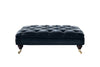 Regent | Large Bench Footstool | Antique Blue