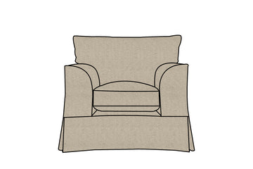 Sutton | Armchair Extra Loose Cover | Marque Natural