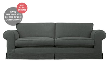 Albany | 4 Seater Sofa | Kingston Charcoal