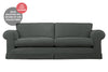 Albany | 4 Seater Extra Loose Cover | Kingston Charcoal