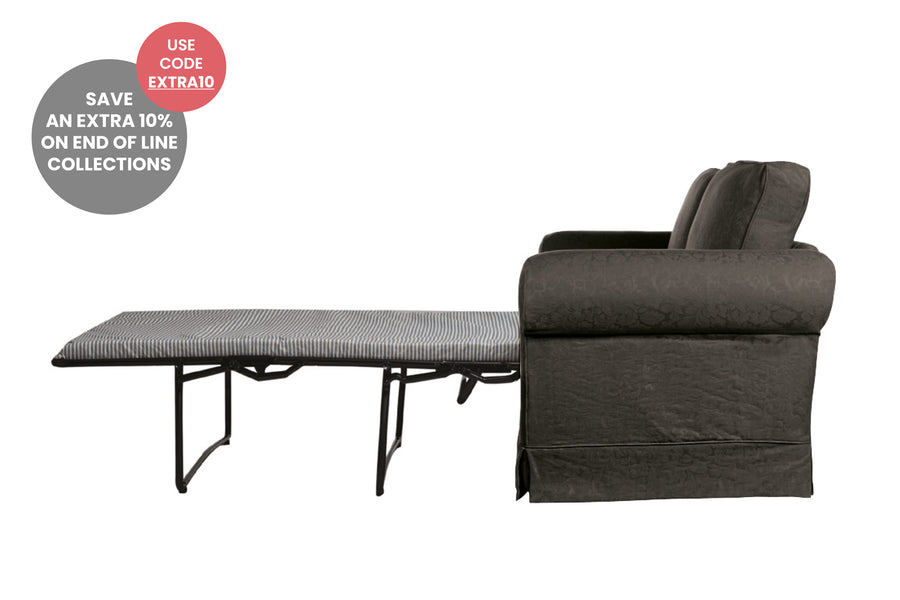 Albany | Sofa Bed Extra Loose Cover | Kingston Charcoal