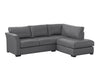 Amelia | Chaise Sofa Option 1 | Softgrain Grey