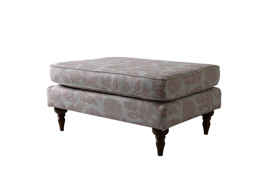 Clifton | Bench Footstool | Henley Dusky Pink