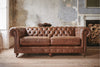 Grand Chesterfield | 3 Seater Sofa | Vintage Chestnut