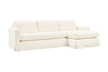 Kate | Chaise Sofa Option 1 | Capri Linen