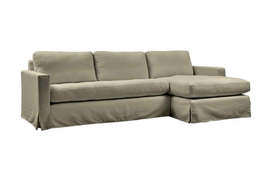 Kate | Chaise Sofa Option 1 | Capri Lichen