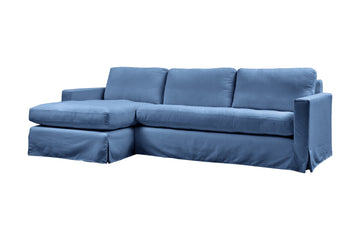 Kate | Chaise Sofa Option 2 | Capri Blue