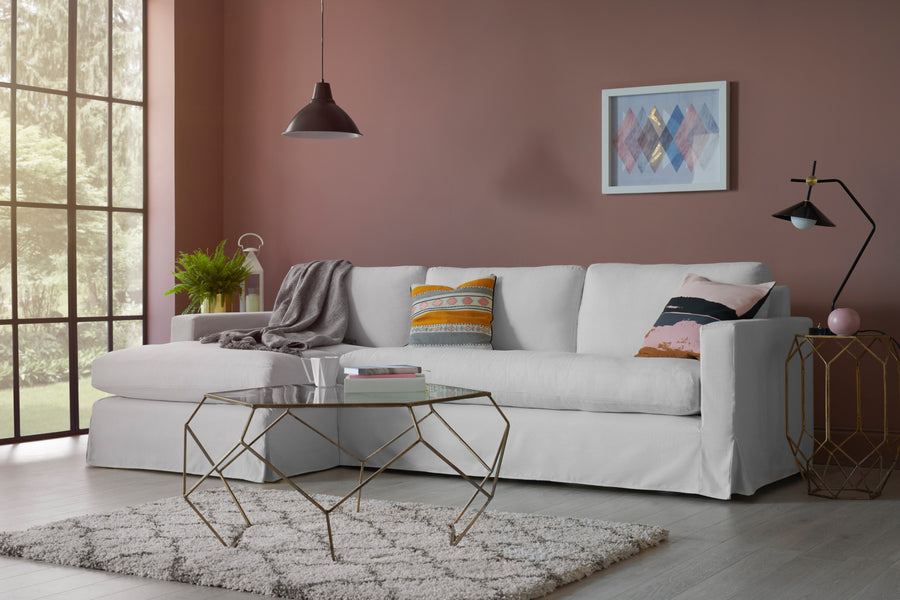 Kate | Chaise Sofa Option 2 | Capri Linen