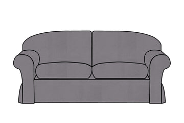 Madrid | 3 Seater Extra Loose Cover | Miami Charcoal