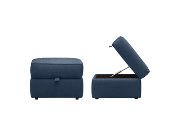 Elgar | Storage Footstool | Linoso Midnight