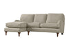 Florence | Chaise Sofa Option 2 | Heather Herringbone Flax