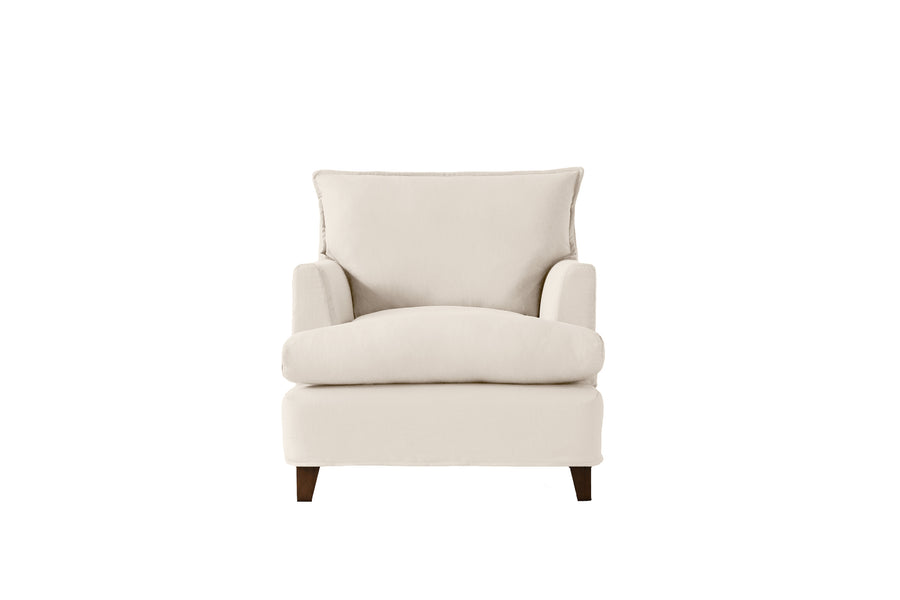 Padstow | Armchair Extra Loose Cover | Capri Linen