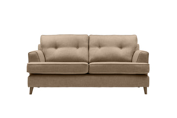 Poppy | 3 Seater Sofa | Linoso Biscuit