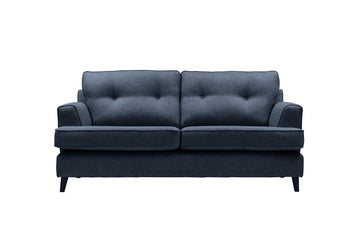 Poppy | 3 Seater Sofa | Linoso Midnight