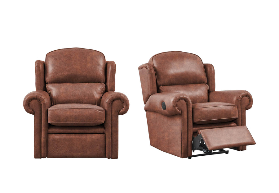 Darcy | Electric Recliner Chair | Vintage Chestnut