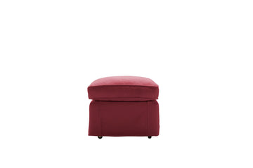 Madrid | Footstool | Kingston Burgundy