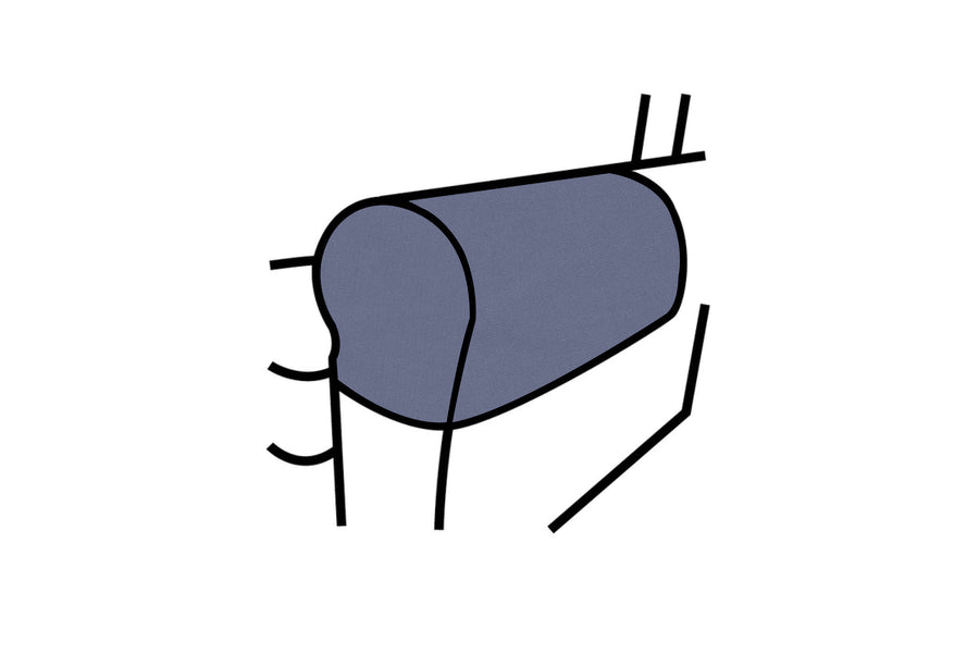 Albany | Armcaps (pair) | Miami Sea Blue