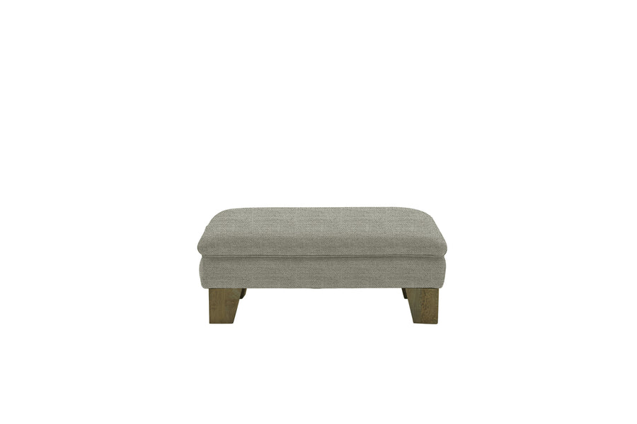 Chiswick | Footstool | Gloria Aquaclean Stone Blue