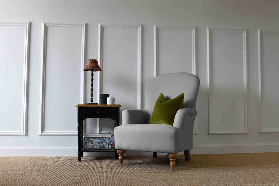 Florence | Giles Armchair | Flanders Grey