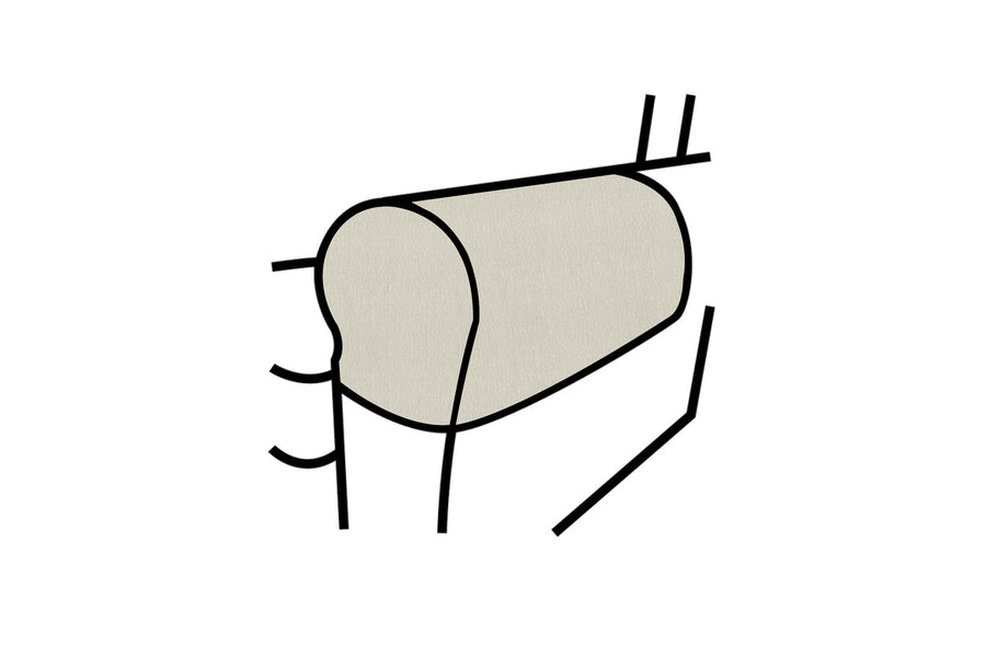 Blenheim | Armcaps (pair) | Willow Hessian