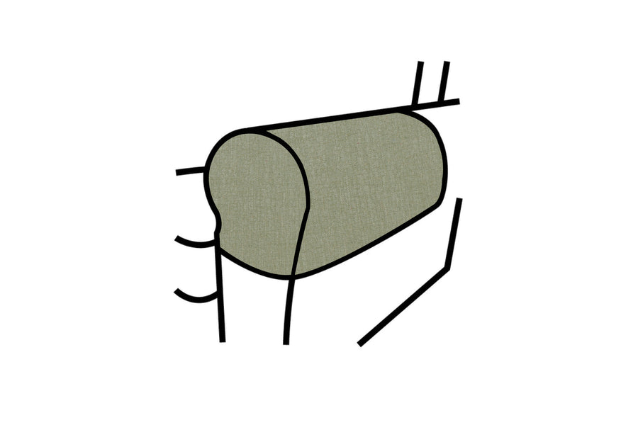 Blenheim | Armcaps (pair) | Willow Sage