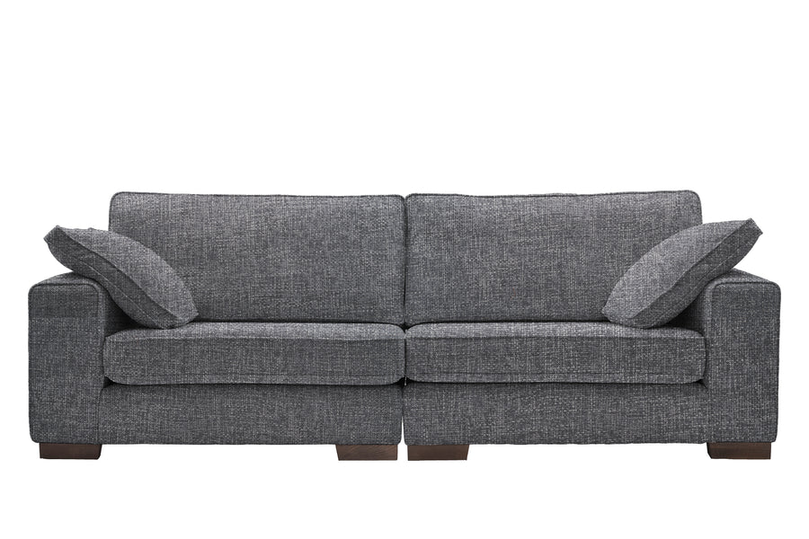 Denver | 4 Seater Sofa | Hopsack Charcoal