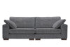 Denver | 4 Seater Sofa | Hopsack Charcoal