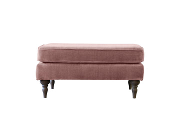 Harper | Bench Footstool | Manolo Dusky Pink