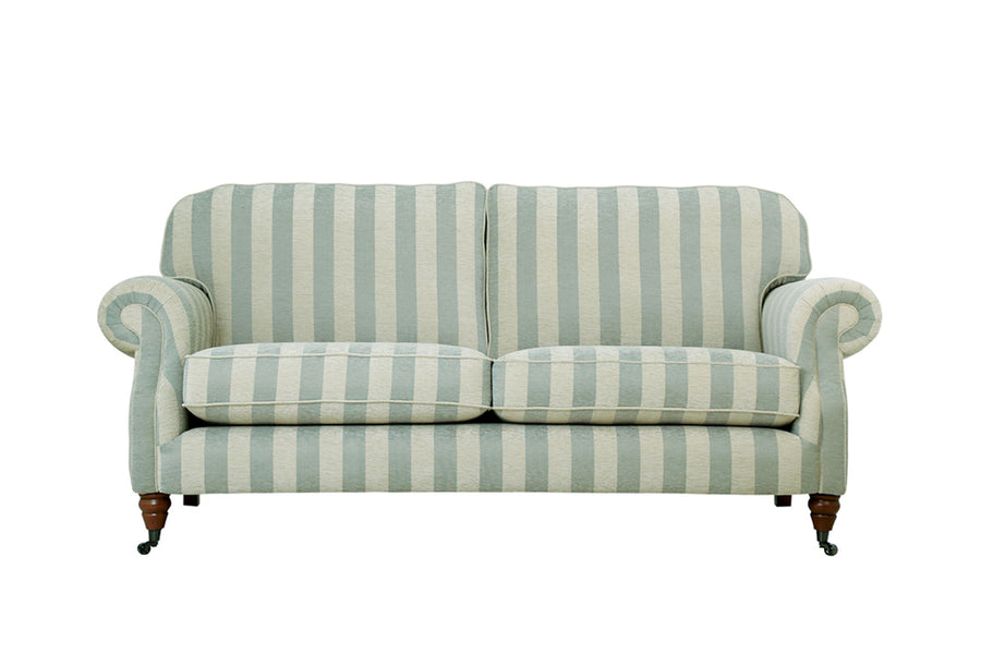 Blenheim | Grand Sofa | Brecon Stripe Duck Egg