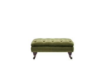 Hampton | Footstool | Opulence Olive Green