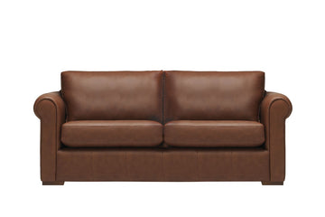 Scala | 3 Seater Leather Sofa | Softgrain Tan