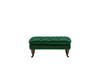 Mia | Button Bench Footstool | Opulence Emerald
