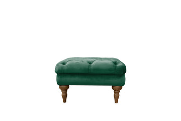 Mia | Footstool | Opulence Emerald