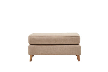 Poppy | Large Footstool | Linoso Biscuit