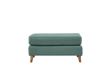 Poppy | Large Footstool | Linoso Duck Egg