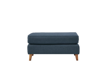 Poppy | Large Footstool | Linoso Midnight