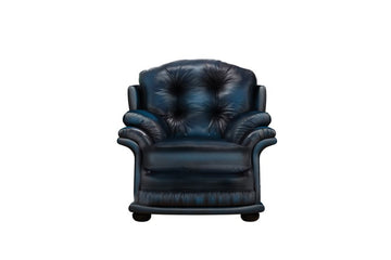 Senator | Highback Chair | Antique Blue